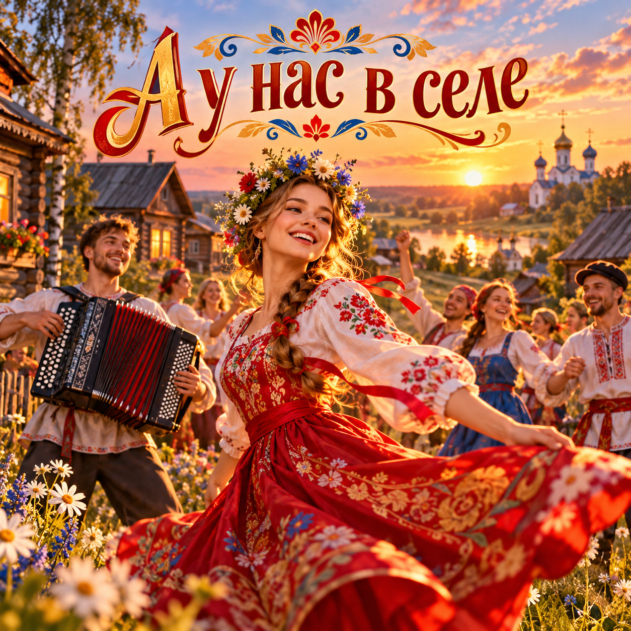Обложка песни «А у нас в селе»