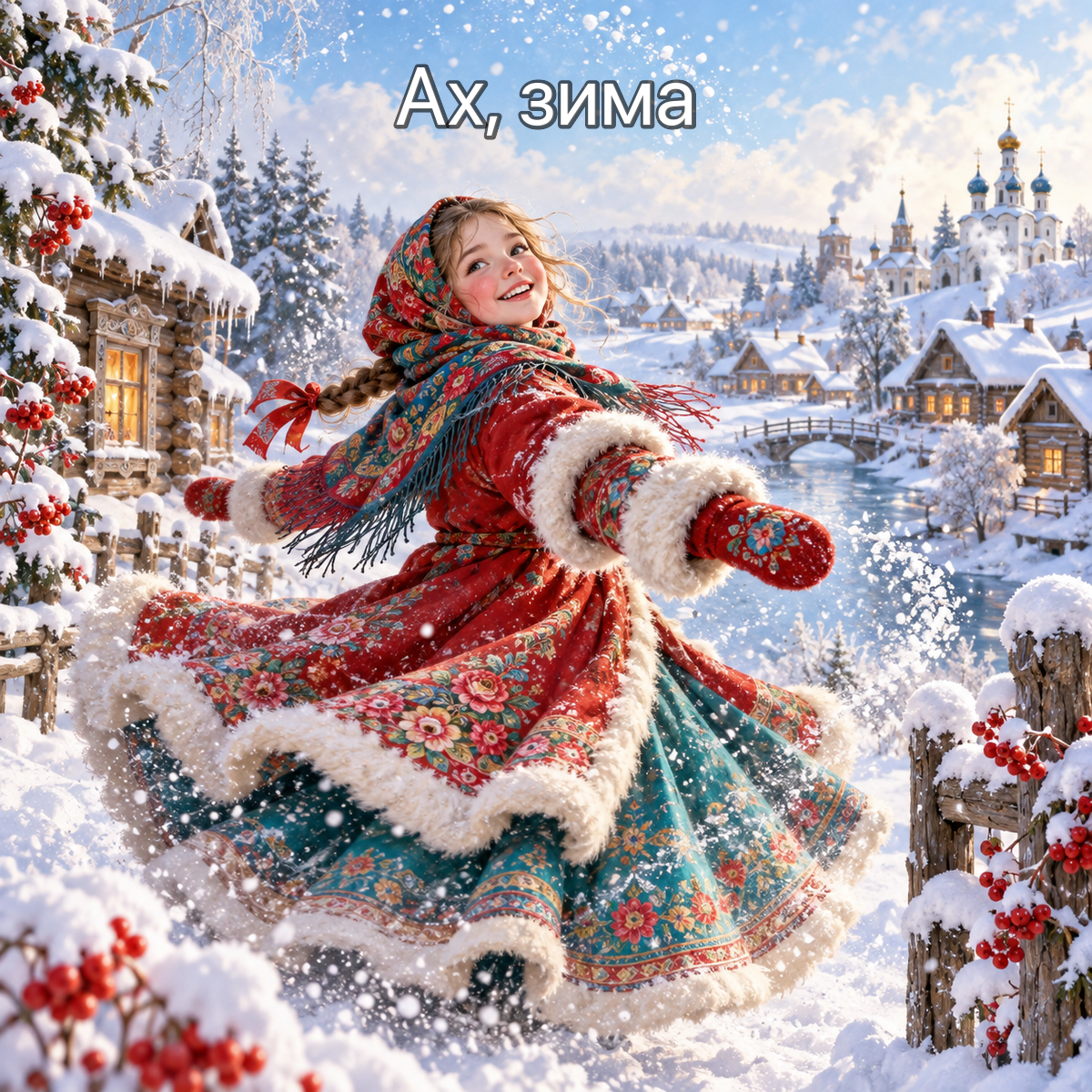 Обложка песни «Ах, зима»
